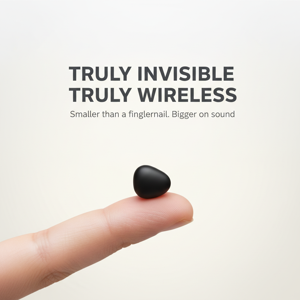 Mini Pro4SS — Invisible Wireless Earbuds