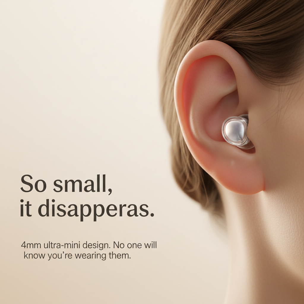 Mini Pro4SS — Invisible Wireless Earbuds